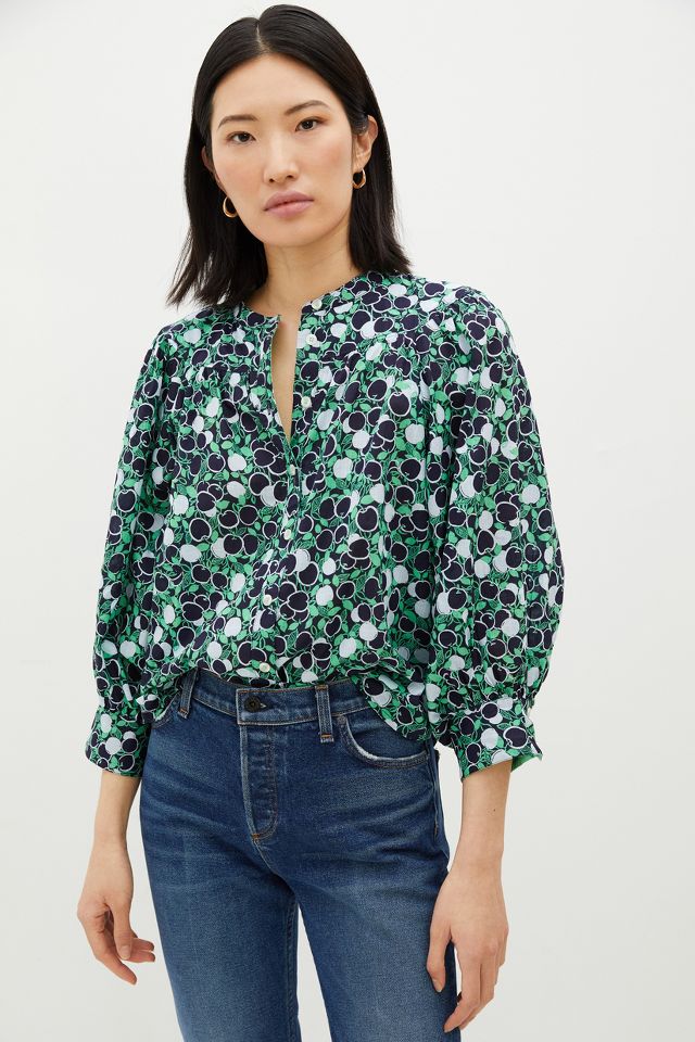Maeve Whimsy Print Buttondown #3
