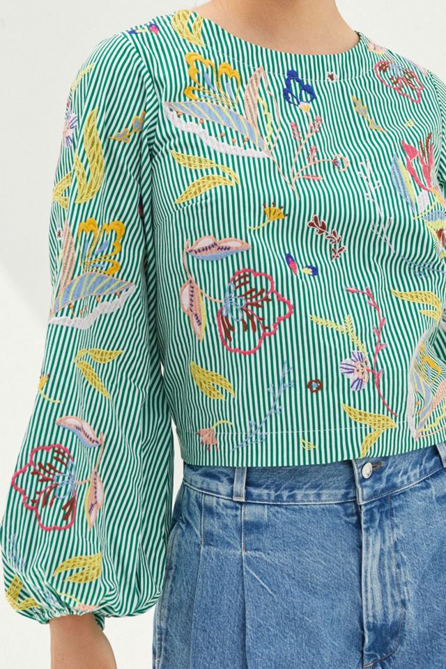 Maeve Embroidered Blouse #1