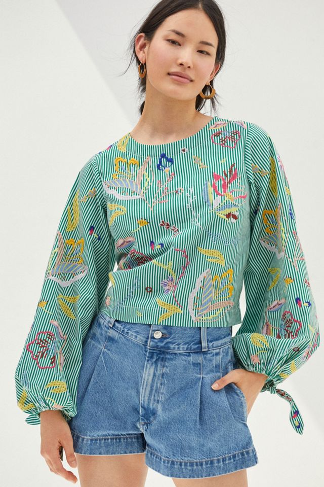 Maeve Embroidered Blouse #2