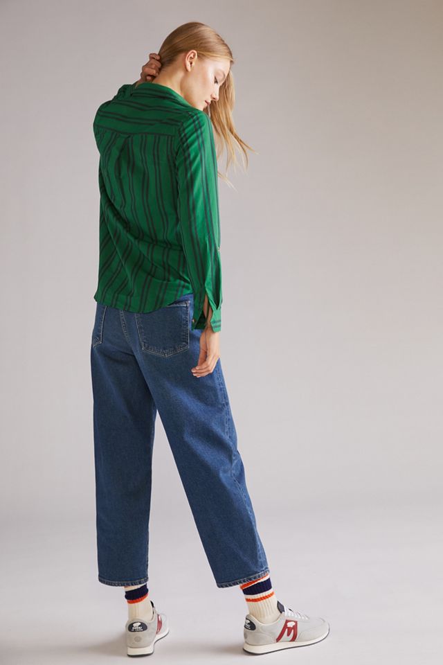 Maeve Striped Buttondown Shirt #3