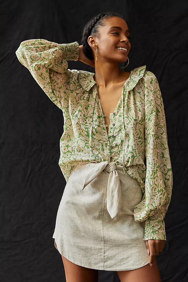 anthropologie.com | By Anthropologie Peasant Blouse