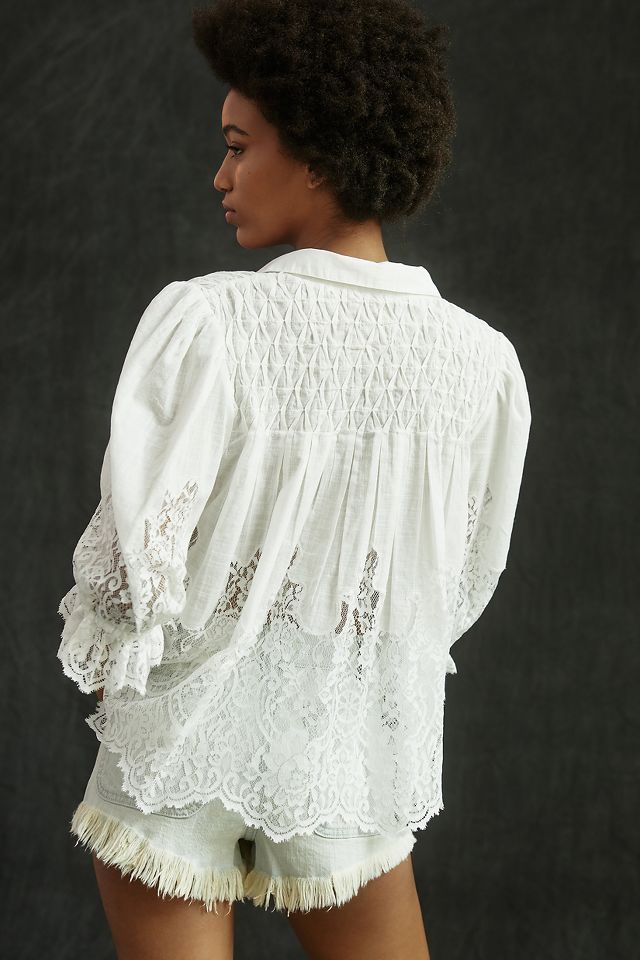 lace top anthropologie