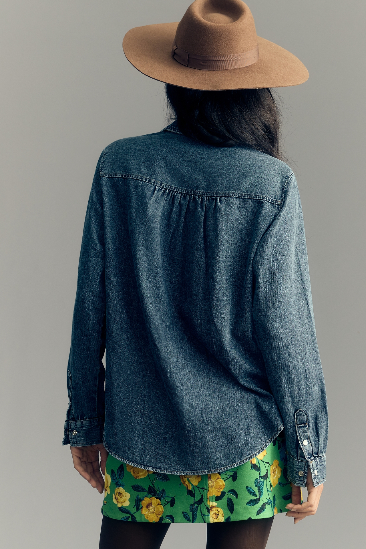 The Dannie Classic Denim Shirt by Pilcro ​