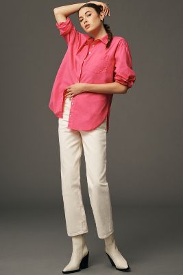 Maeve The Bennet Buttondown Shirt In Pink