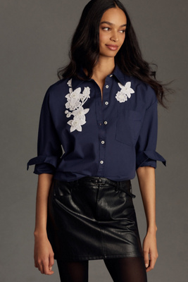 Maeve The Bennet Buttondown Shirt By  In Multicolor