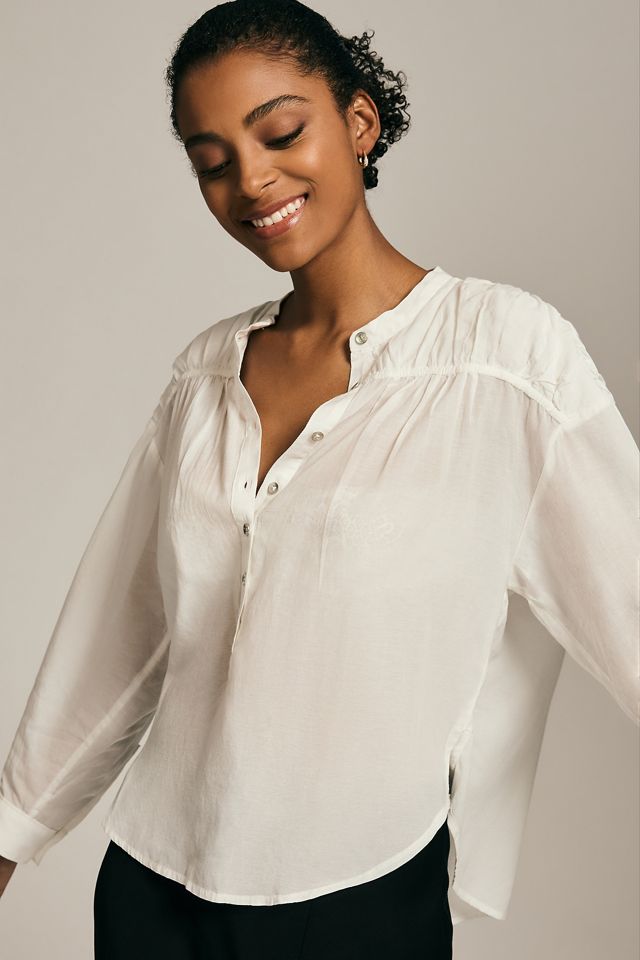 Pilcro Henley Blouse #3