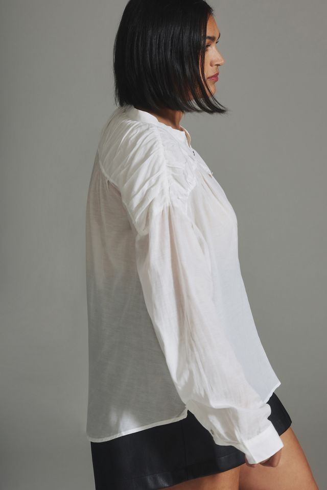 Pilcro Henley Blouse #5