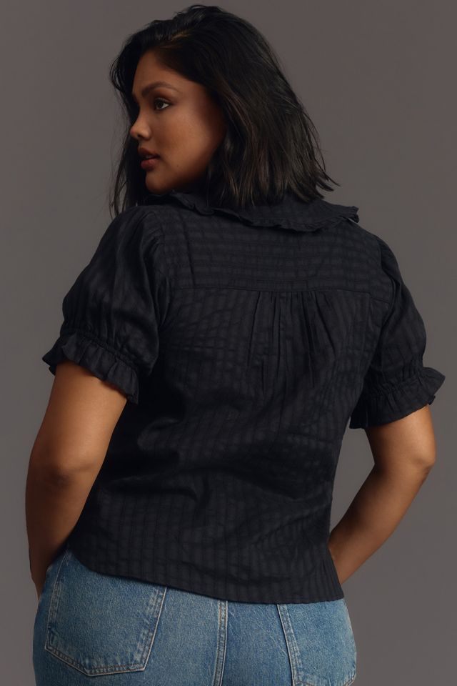 La Blusa Keira con Cuello y Botones de Pilcro #5