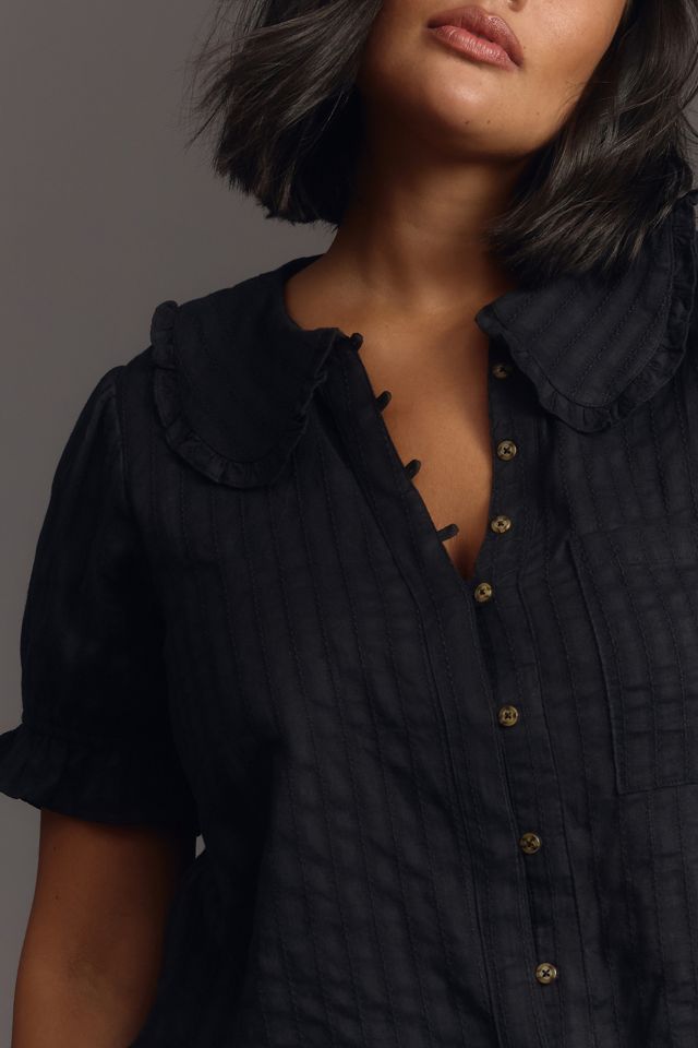 La Blusa Keira con Cuello y Botones de Pilcro #7