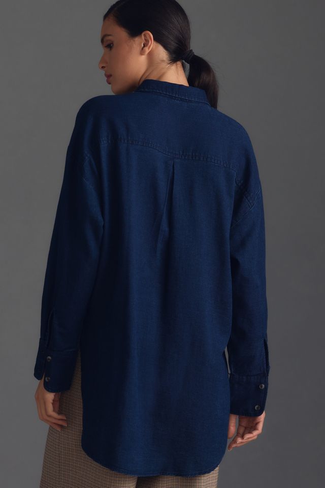 La chemise boutonnée Bennet par Maeve : édition chambray #2