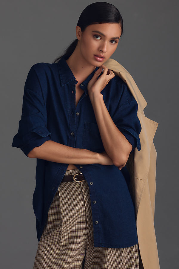The Bennet Buttondown Shirt by Maeve: Chambray Edition