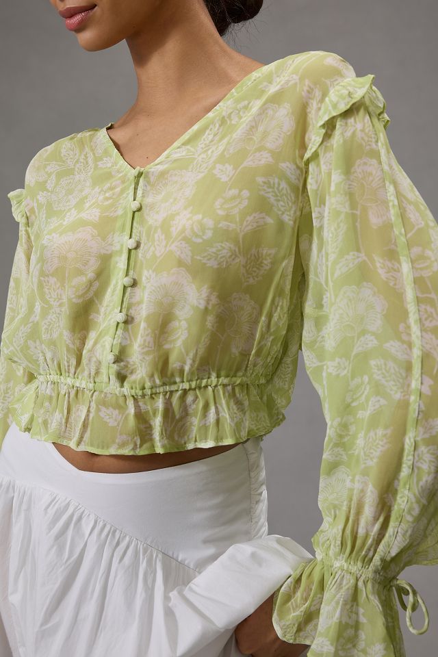 極美品 アパルトモン Dolman sleeve sheer Blouse 極美品 アパルトモン Dolman sleeve sheer Blouse - メルカリ