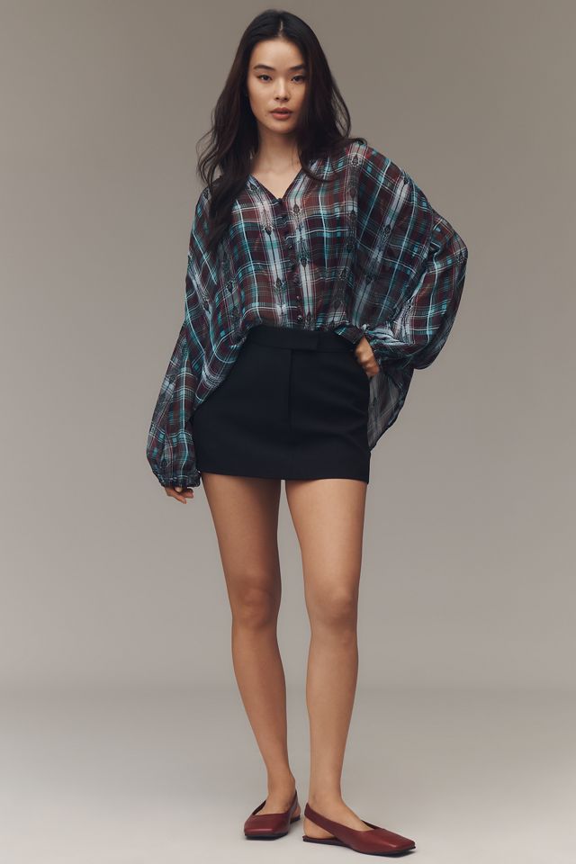 The Estela Sheer Printed Blouse #1