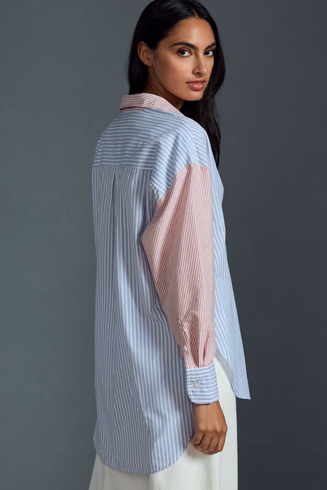 The Bennet Buttondown Shirt by Maeve: Mixed-Stripe Edition #2