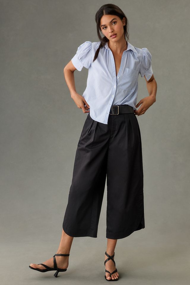 By Anthropologie Puff-Sleeve Cotton Shirt #2