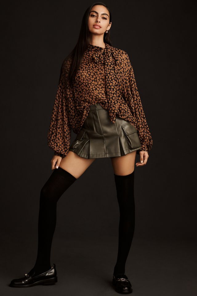 Maeve Sheer Tie-Neck Blouse #2