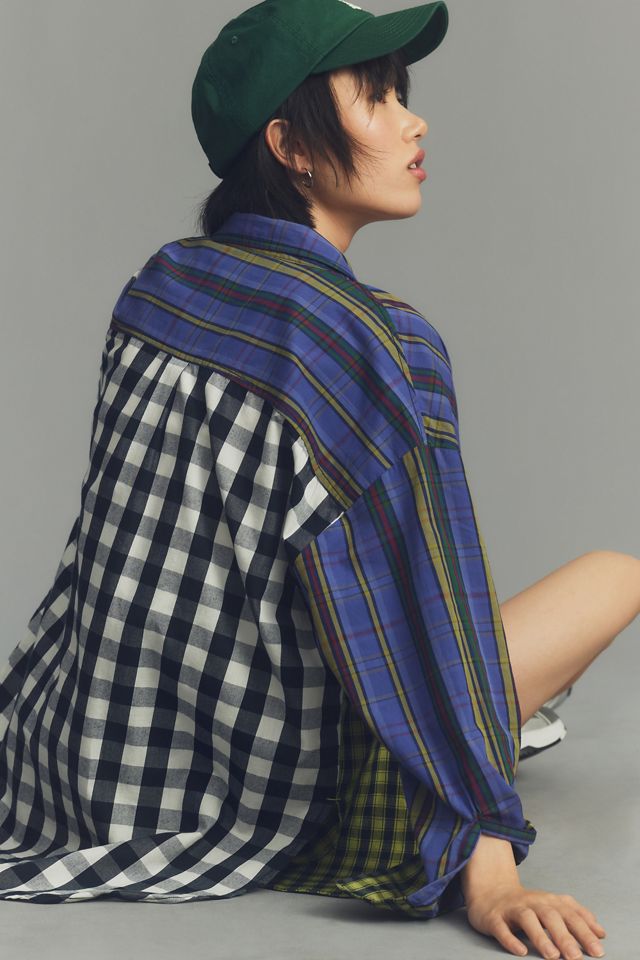 The Bennet Buttondown Shirt by Maeve: Mixed Plaid Edition #2