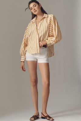 PILCRO THE BAILEY BOYFRIEND BATWING BUTTONDOWN BLOUSE BY PILCRO 