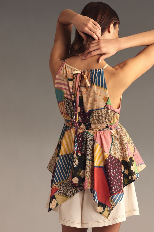 Pilcro Halter Patchwork Tank #1