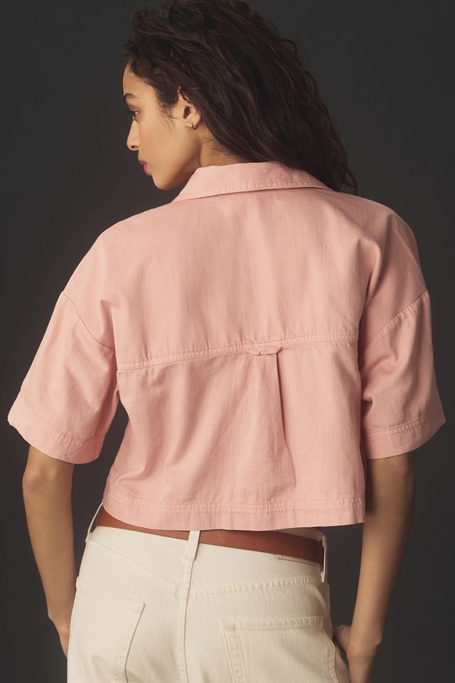Pilcro Short-Sleeve Cropped Tee #1