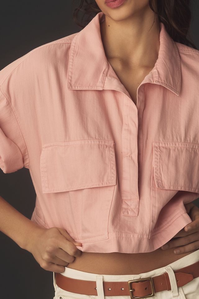 Pilcro Short-Sleeve Cropped Tee #2