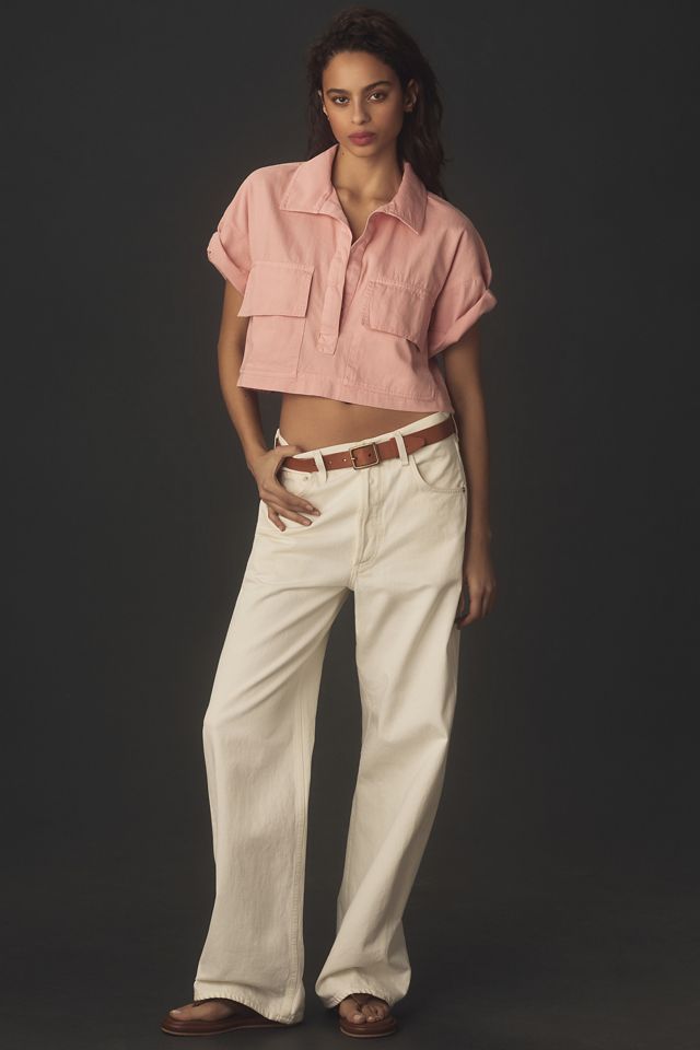Pilcro Short-Sleeve Cropped Tee #3