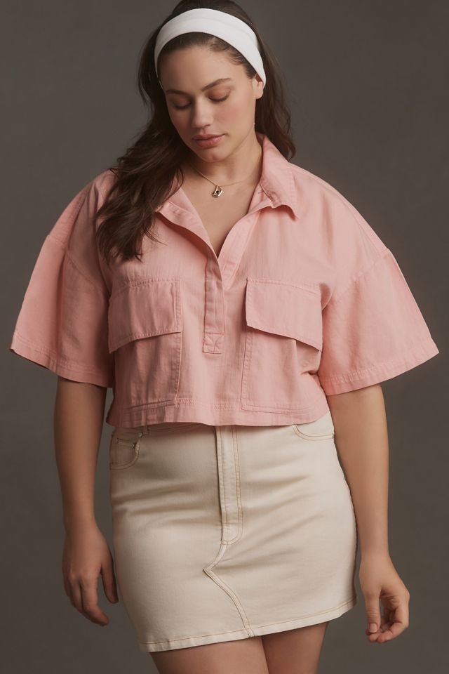 Pilcro Short-Sleeve Cropped Tee #4