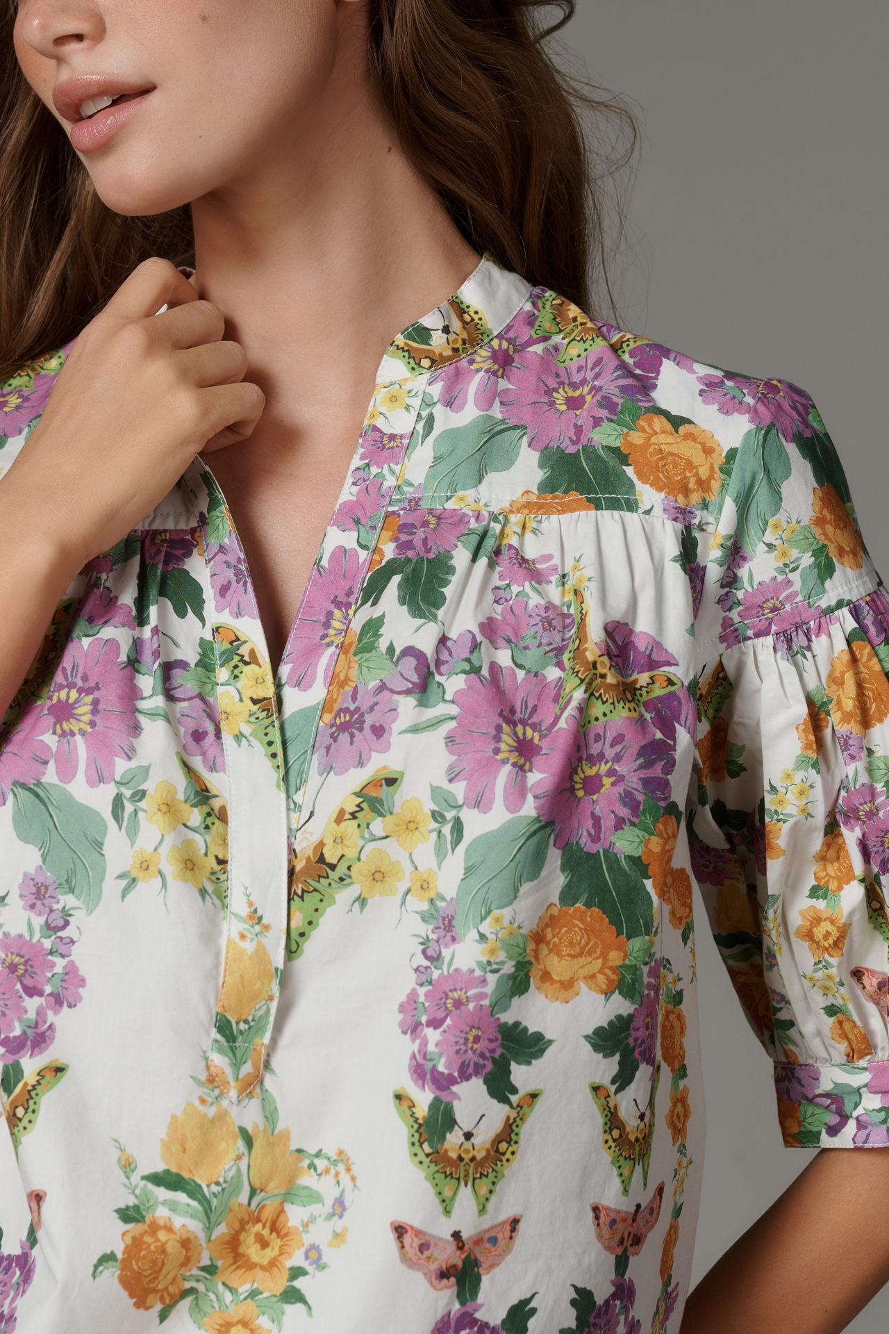 Darcey Popover Swing Top By Anthropologie