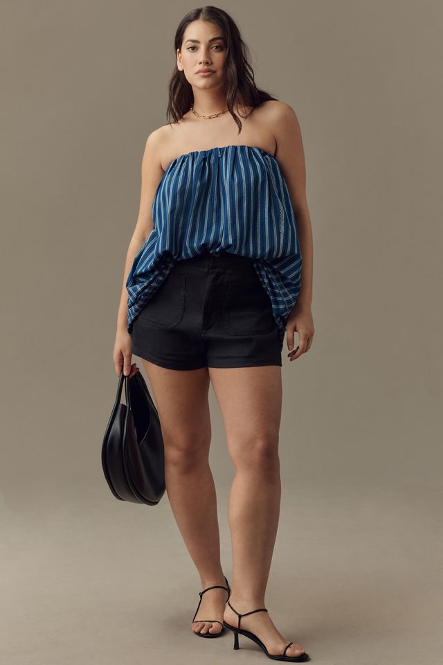 Pilcro Strapless Tunic Blouse #4