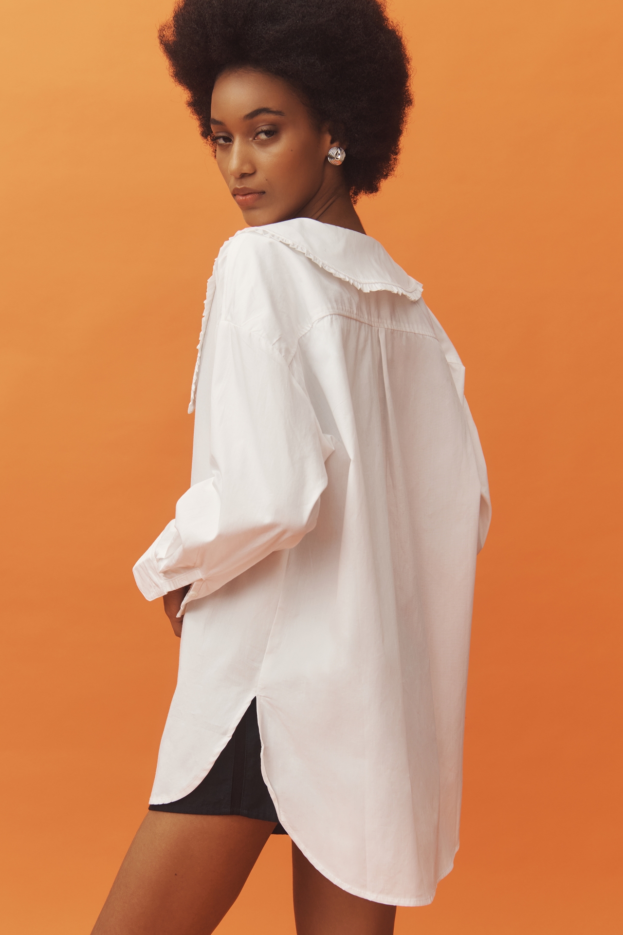 The Bennet Buttondown Shirt by Maeve: Ruffled Collar Edition