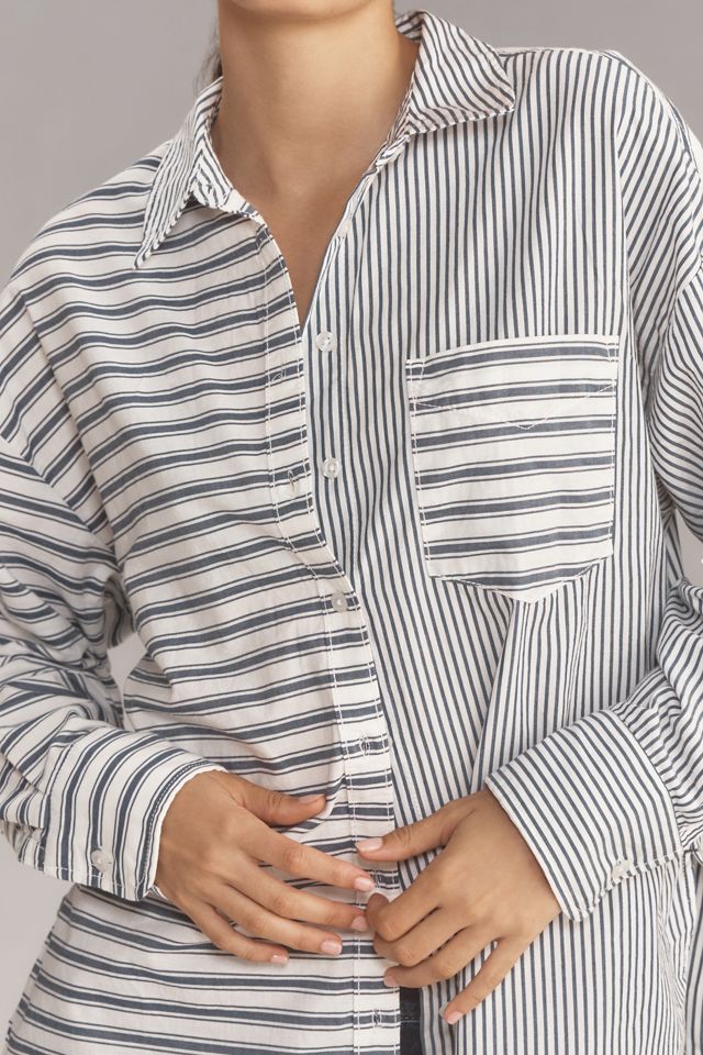 Bennet Buttondown Shirt by Maeve: Blocked Stripe Edition #3