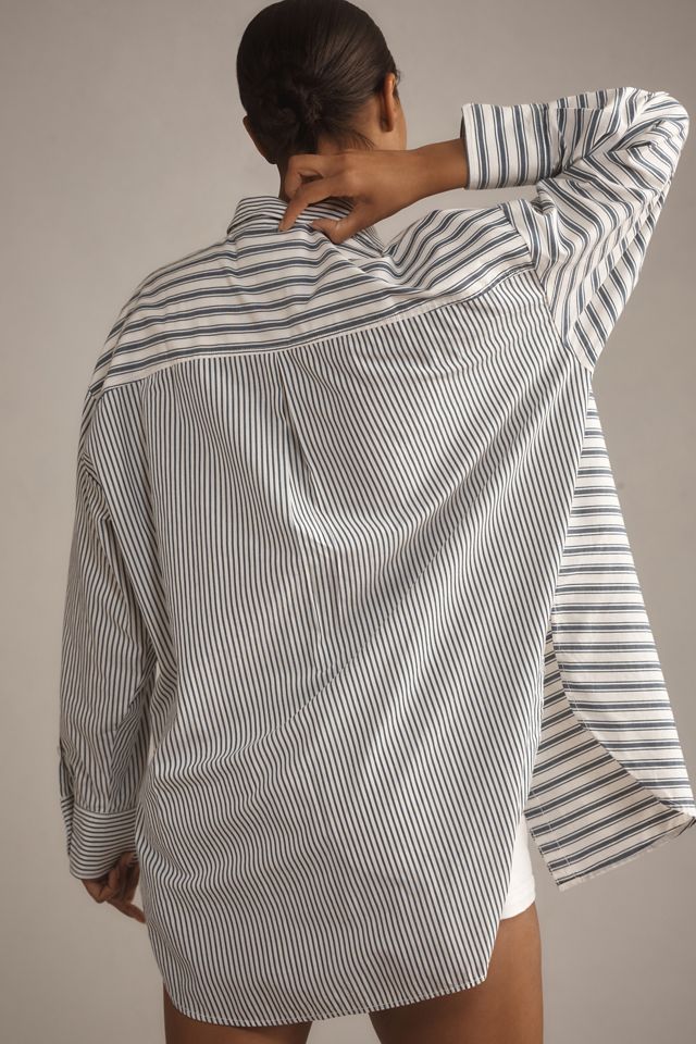 Bennet Buttondown Shirt by Maeve: Blocked Stripe Edition #5