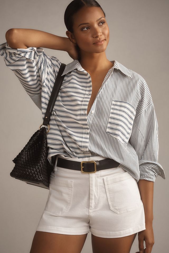 Bennet Buttondown Shirt by Maeve: Blocked Stripe Edition #4