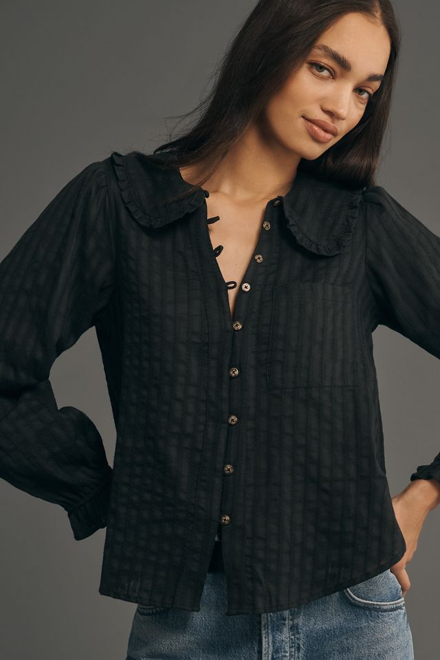 Pilcro Keira Long-Sleeve Blouse #3