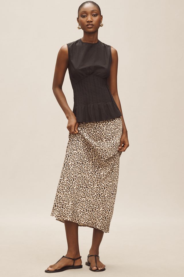 The Della Pleated-Waist Shell Top by Anthropologie #2