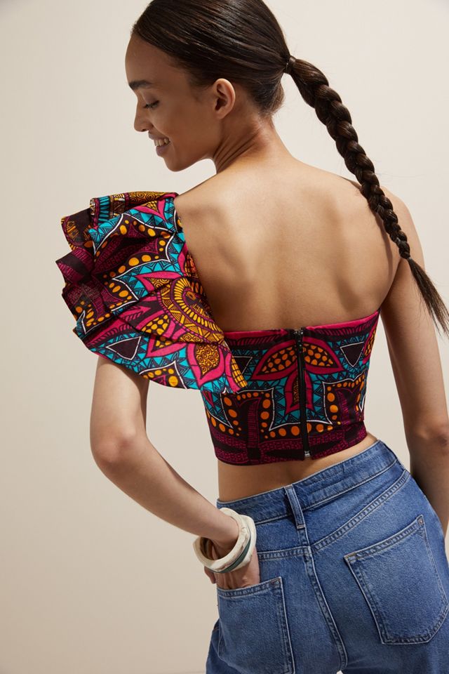 SIKA Ruffled One-Shoulder Blouse #2