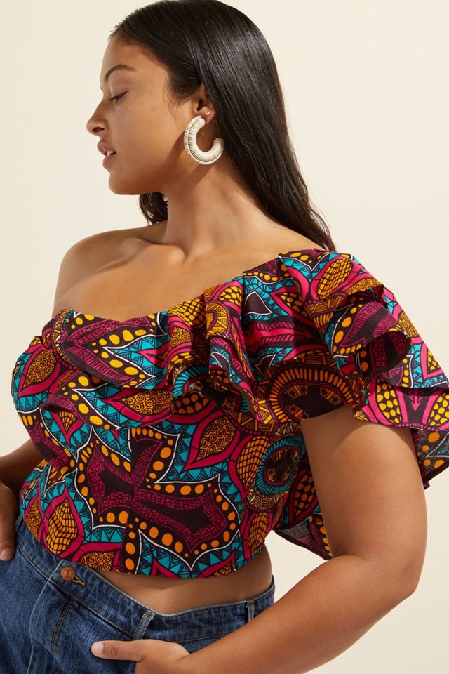 SIKA Ruffled One-Shoulder Blouse #3