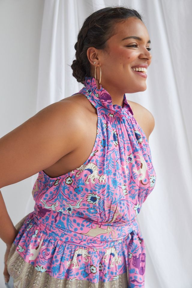 Plenty by Tracy Reese Ruffled Halter Blouse #4