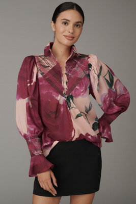 Hope for Flowers by Tracy Reece Soft Smocked Shirt product page