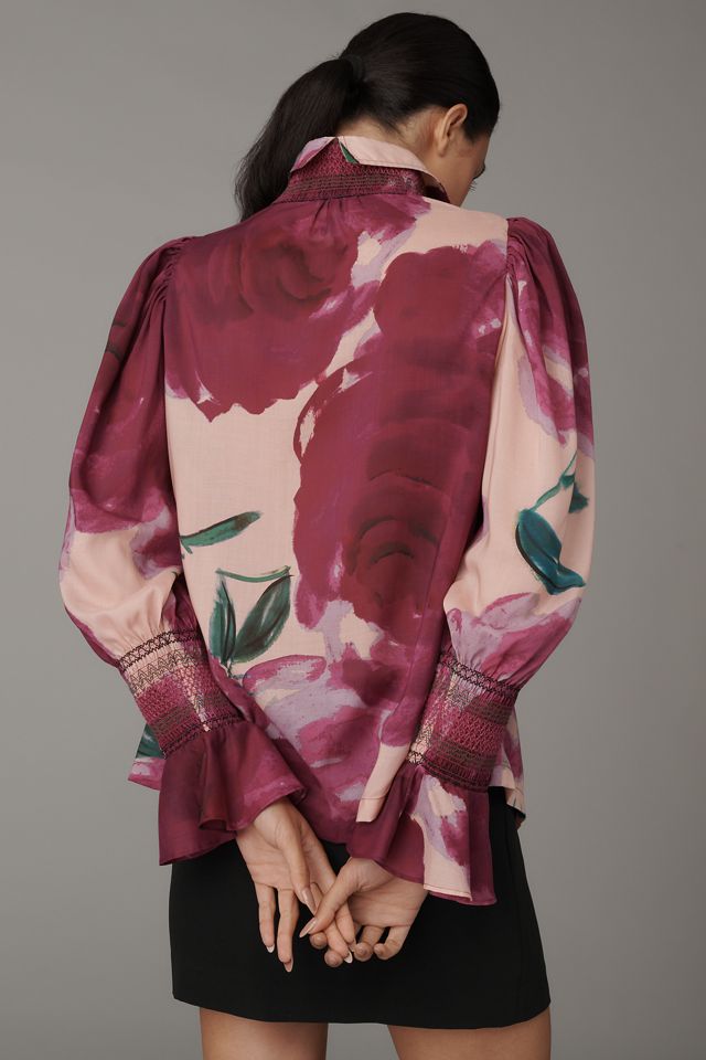 Hope for Flowers by Tracy Reece Soft Smocked Shirt #2