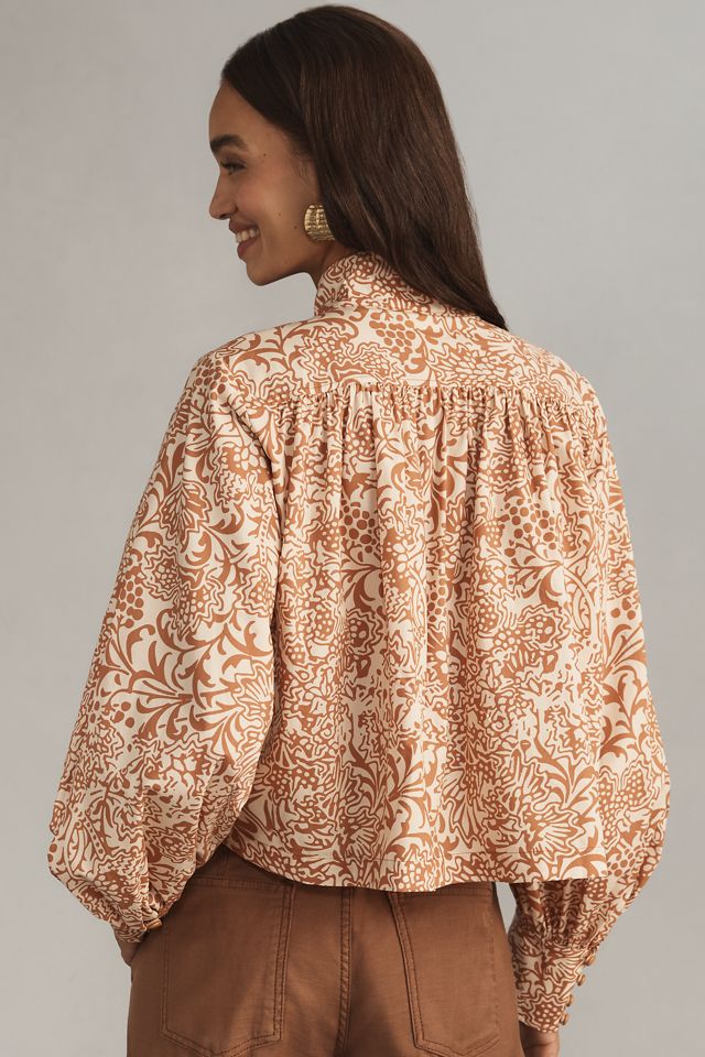 Blusa de Popelina Plisada Plenty by Tracy Reese #1