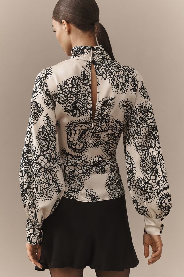 Hope for Flowers by Tracy Reese Long-Sleeve Lace Blouse #1