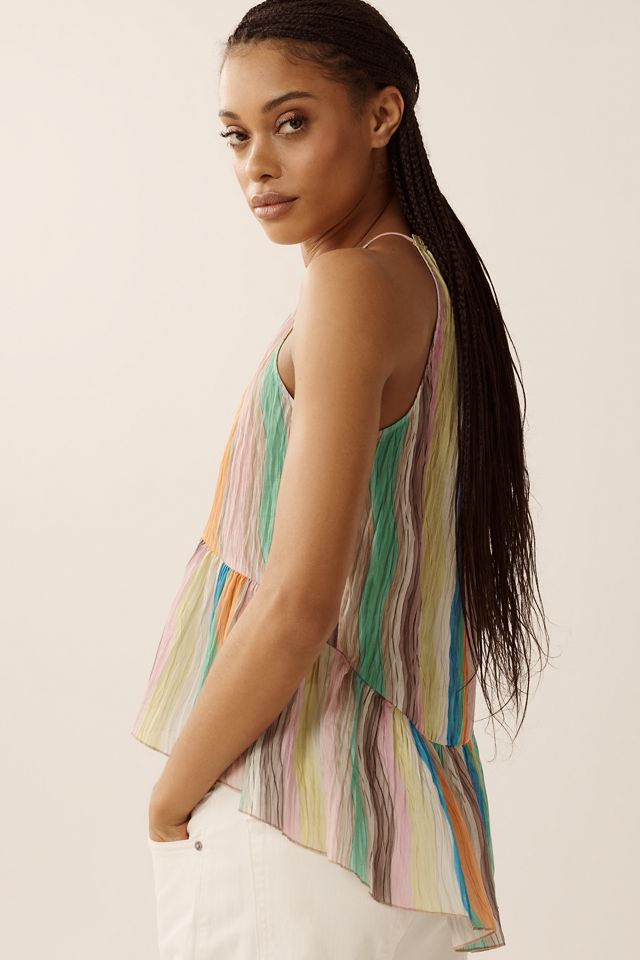 Reese Rib Halter Neck Tank/Skirt Set