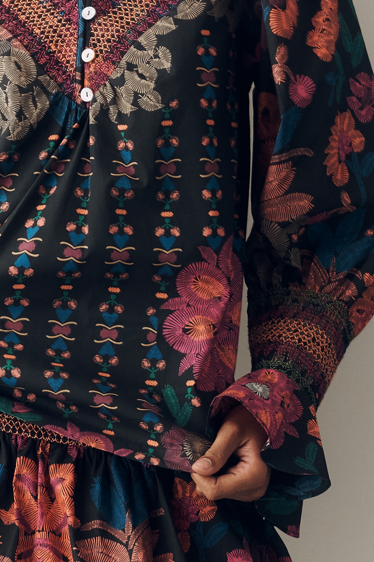 Hope for Flowers by Tracy Reese Puff-Sleeve Blouse