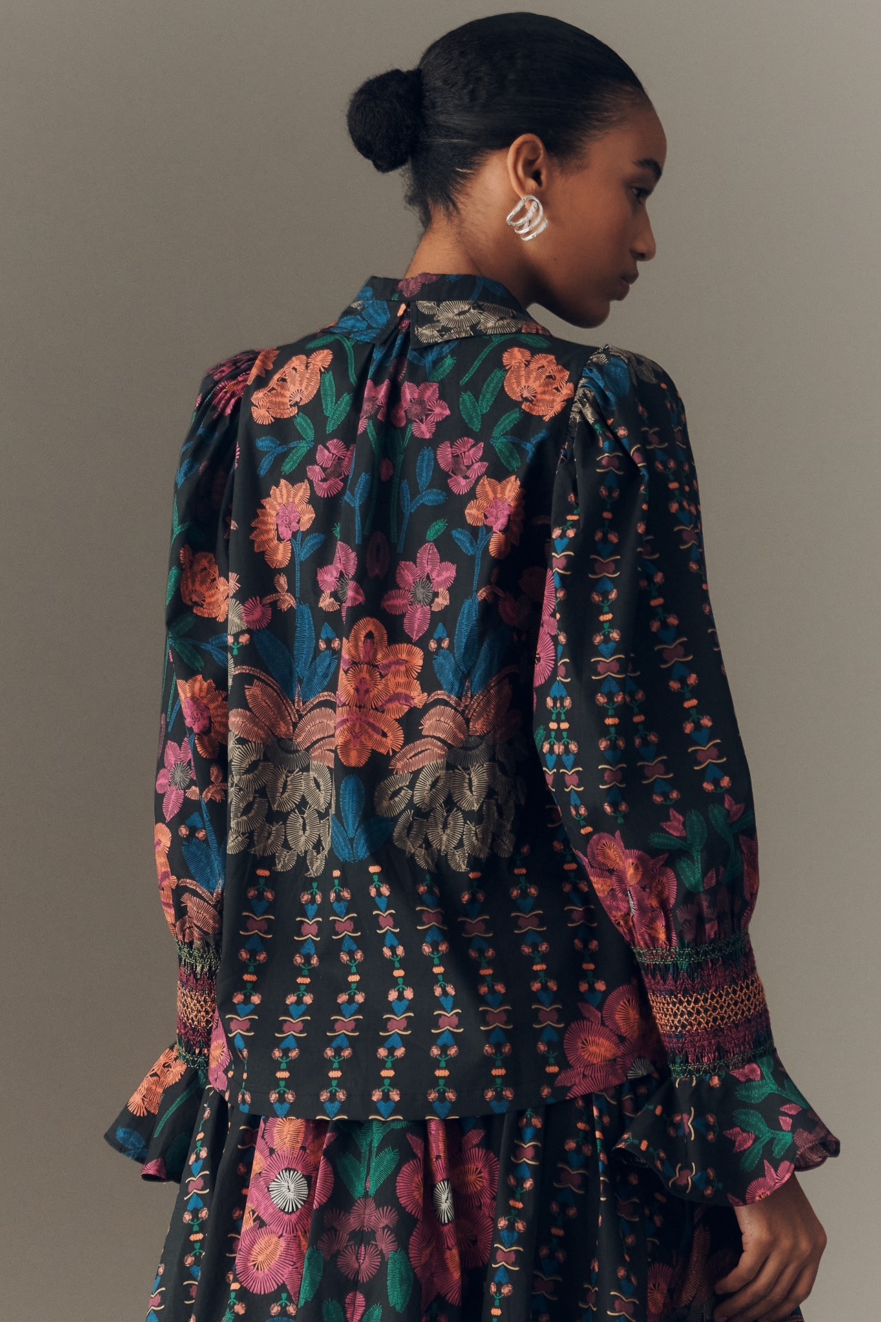 Hope for Flowers by Tracy Reese Puff-Sleeve Blouse