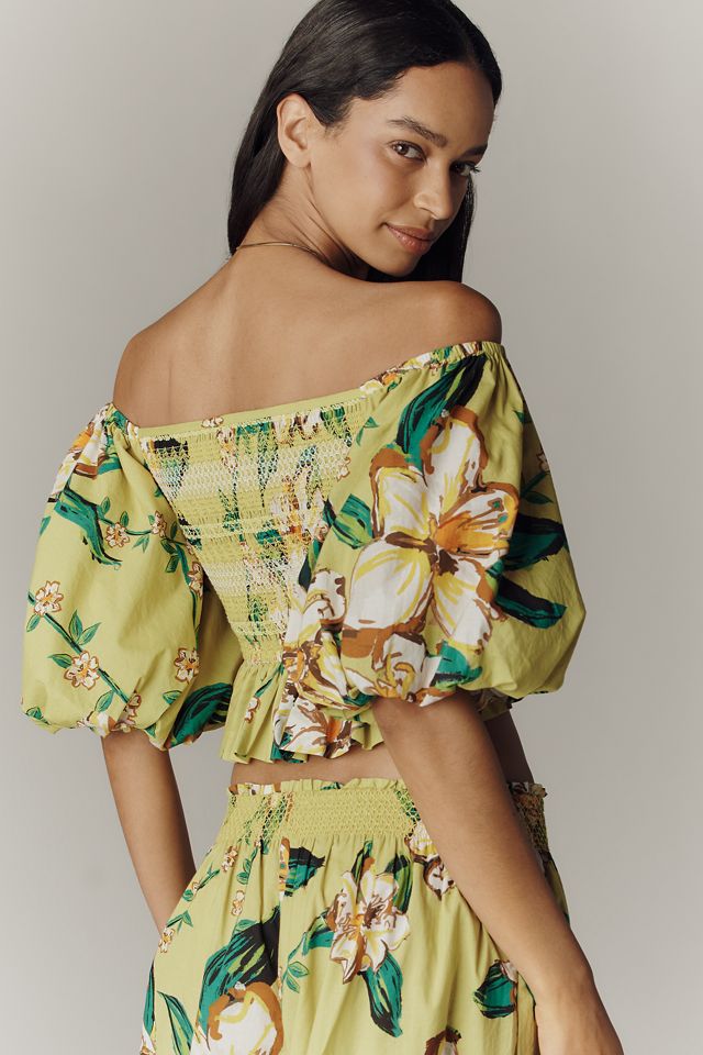 Hope for Flowers by Tracy Reese Cotton Off-Shoulder Top #1