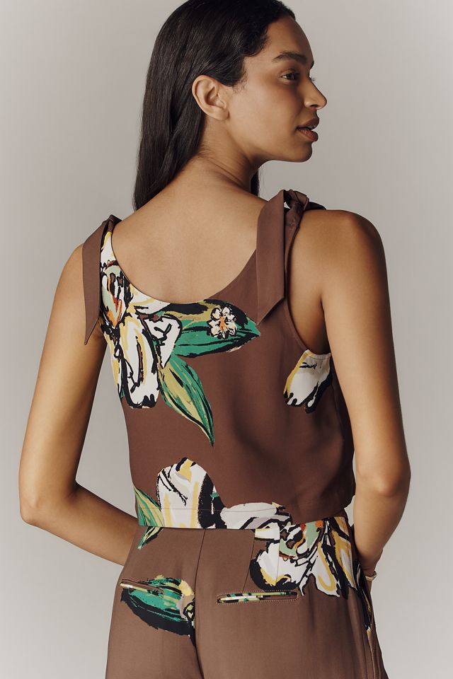 Hope for Flowers by Tracy Reese Tie-Shoulder Crop Top | Anthropologie