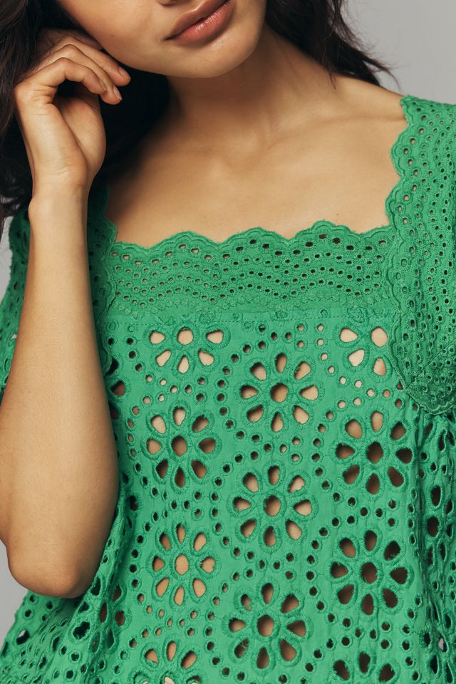 Hope for Flowers by Tracy Reese Cotton Eyelet Blouse | Anthropologie