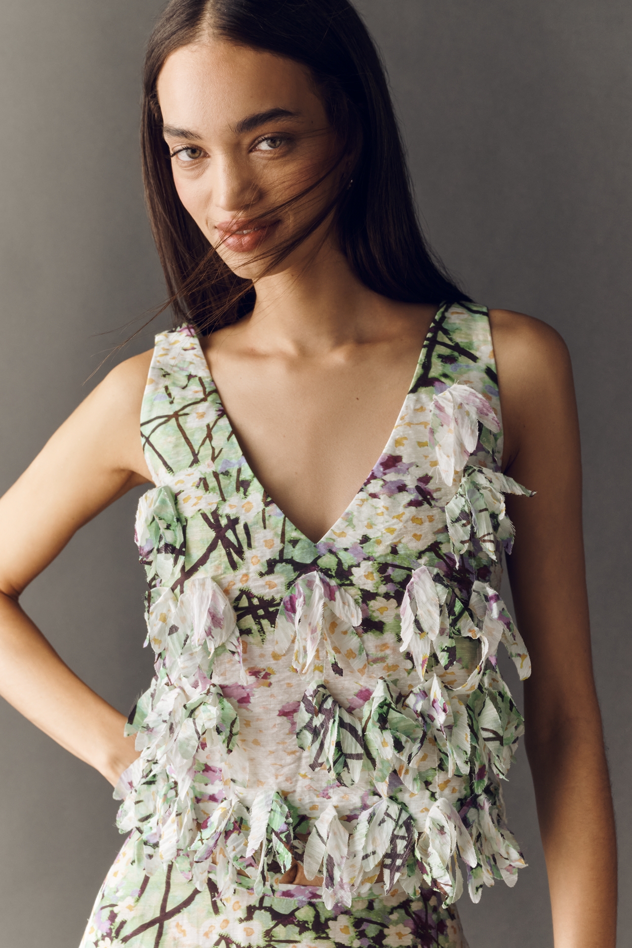 Hope for Flowers by Tracy Reese Textured Top