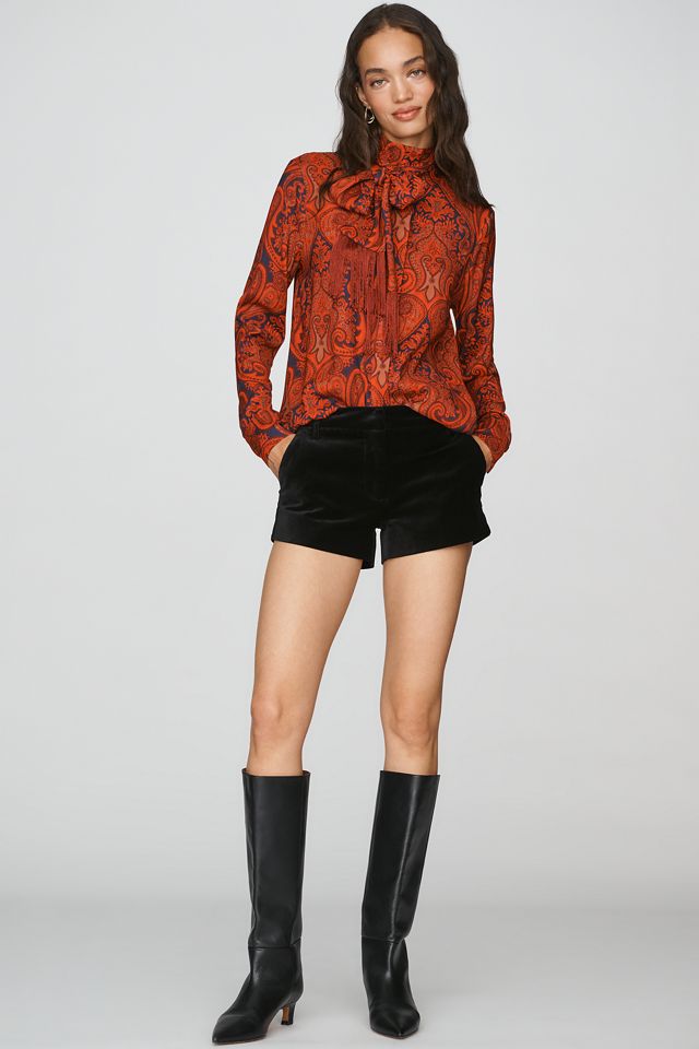 Hope for Flowers by Tracy Reese Fringe Tie Buttondown Shirt #3